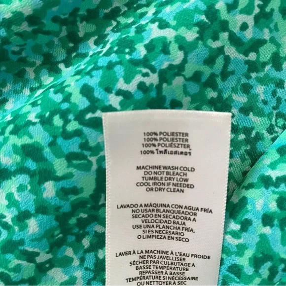 Michael Kors Green Sleeveless Top, M - Picture 6 of 8